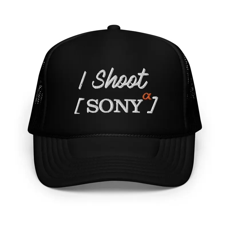 I Shoot Sony Foam Trucker Hat